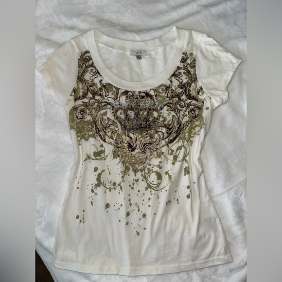 embellished Cache rhinestone crown queen princess size Medium - Picture 3 of 5